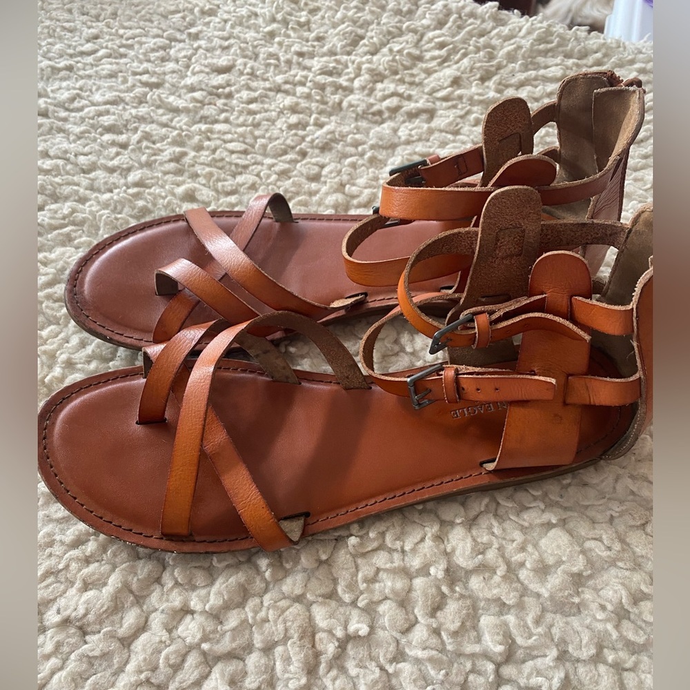 American Eagle Leather Gladiator Sandals